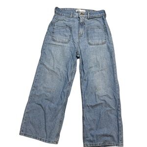 👖✨ZARA Y2K Cropped Wide Leg Jeans Size 2✨👖‎